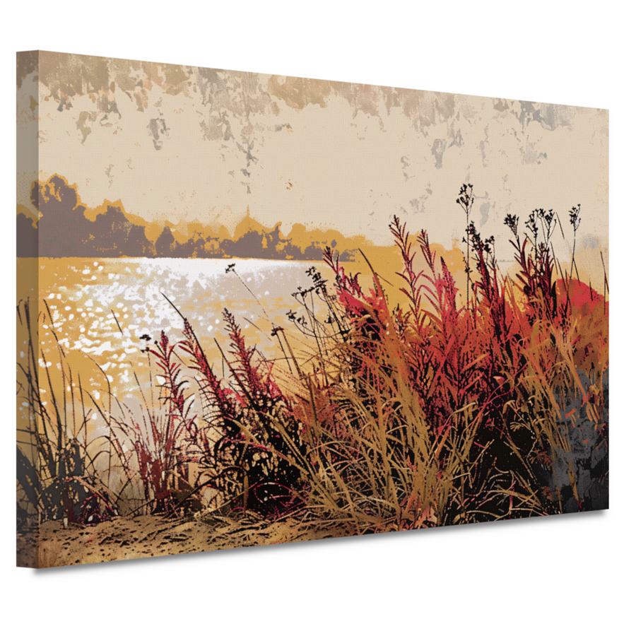 Impressionistische waterlelies canvas