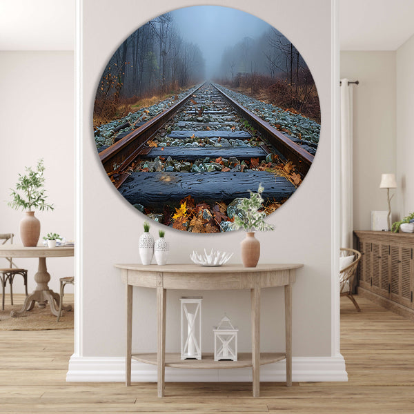 Spoor door landschap forex muurcirkel