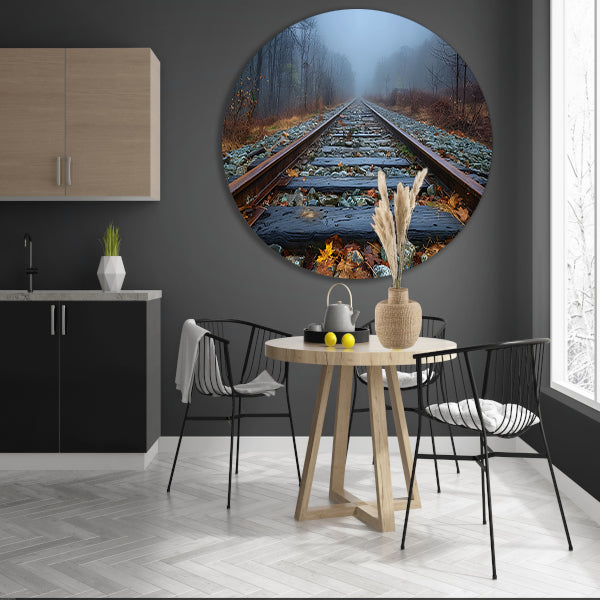 Spoor door landschap forex muurcirkel
