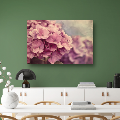 Hortensias in Zacht Roze canvas