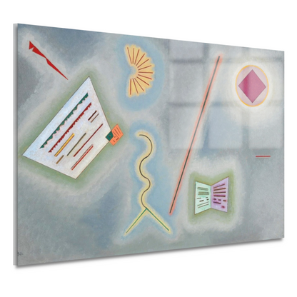 Oppervlakken en lijnen - Wassily Kandinsky acrylglas