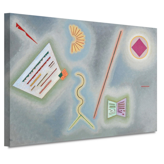 Oppervlakken en lijnen - Wassily Kandinsky canvas