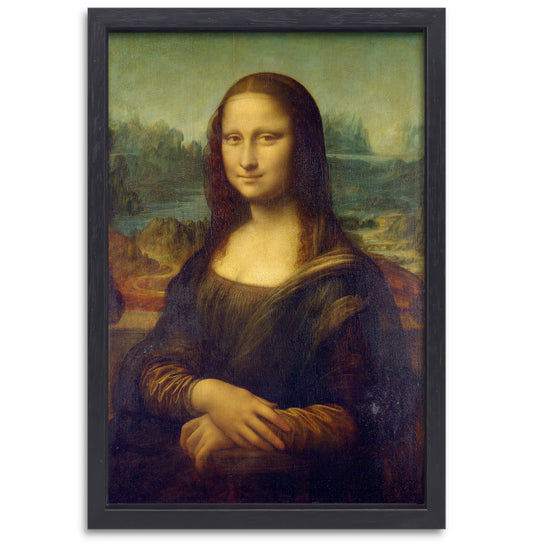 Mona Lisa - Leonardo da Vinci canvas met baklijst