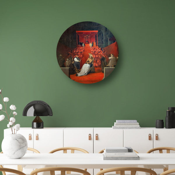 De hertog van Alba in Sint-Goedele in Brussel - Jean-Auguste-Dominique Ingres forex muurcirkel