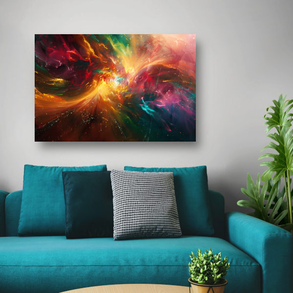 Sterrenstelsel in Explosie canvas