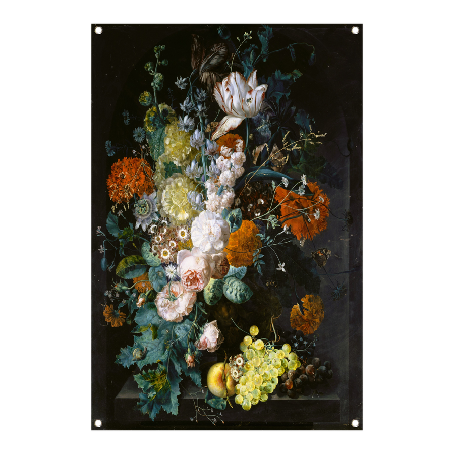Vaas met bloemen - Margaretha Haverman tuinposter