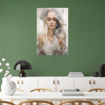 Abstracte Reflectie van Innerlijke Rust Acrylglas