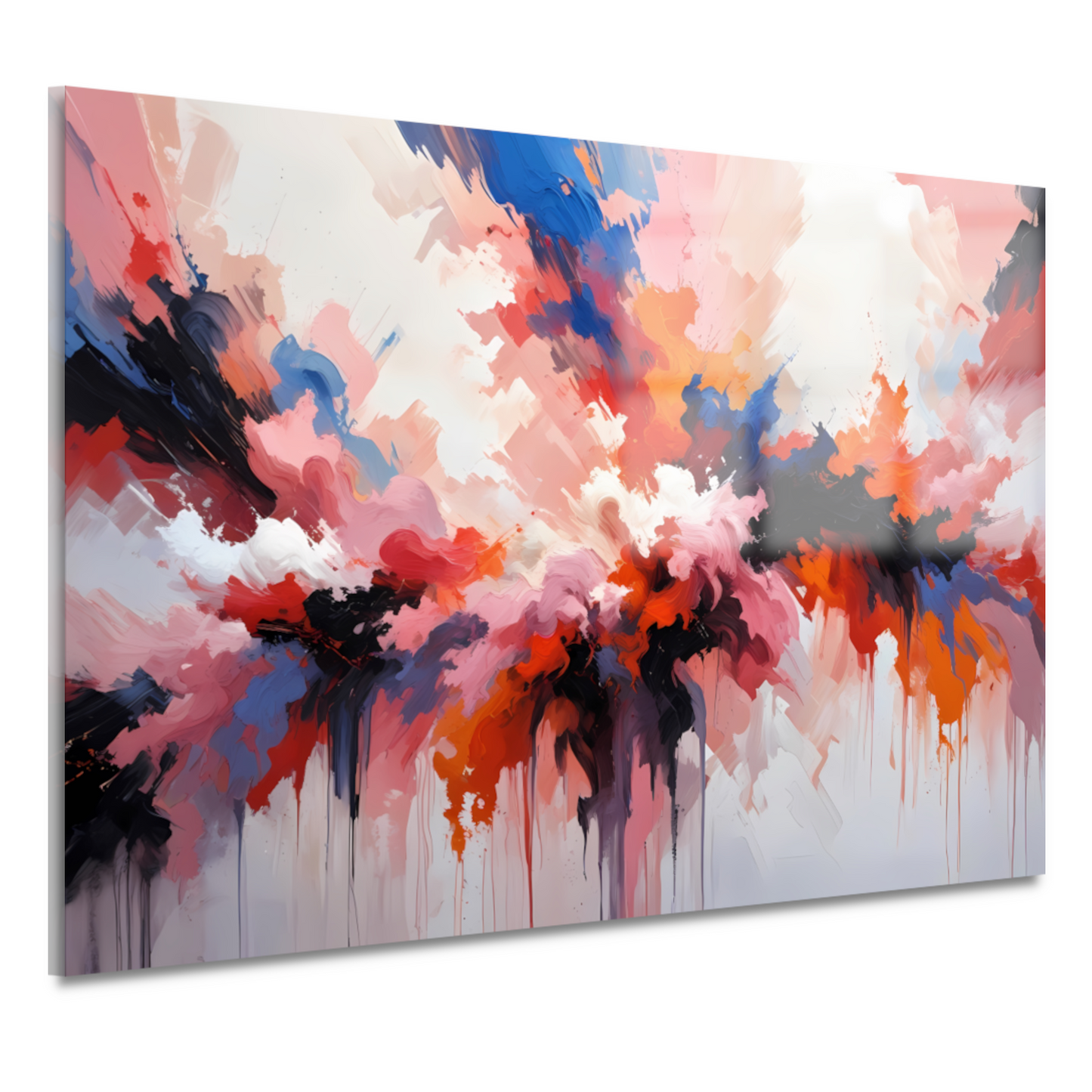 Explosie van Kleur in Moderne Abstractie acrylglas