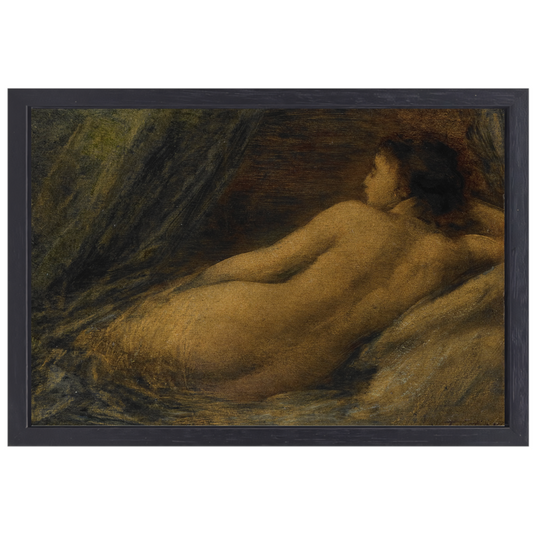 Liggende naakte vrouw - Henri Fantin-Latour canvas met baklijst