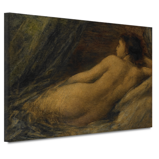 Liggende naakte vrouw - Henri Fantin-Latour canvas