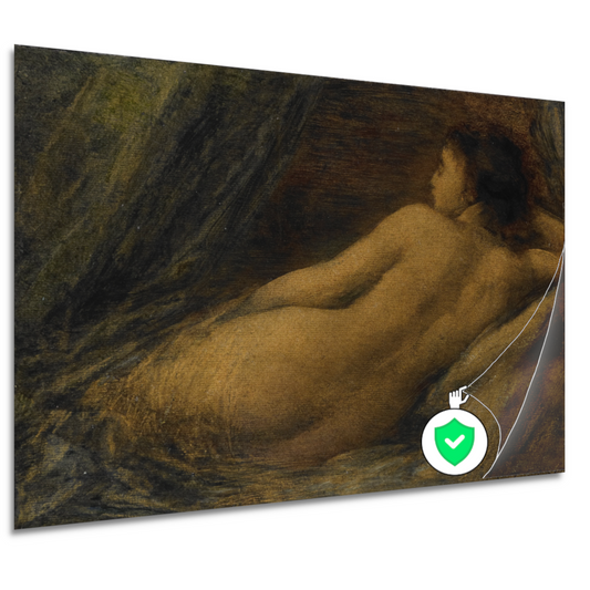 Liggende naakte vrouw - Henri Fantin-Latour poster