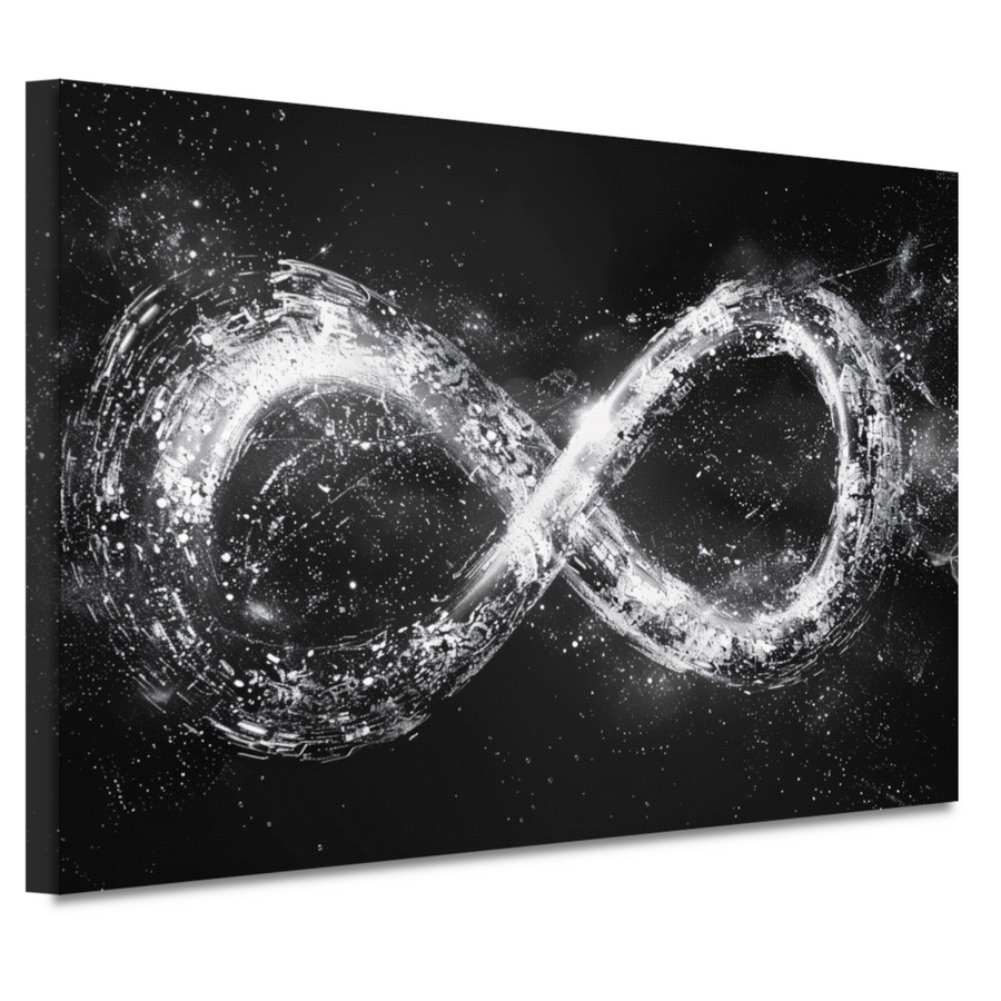 Eeuwige stroom van kosmische energie canvas