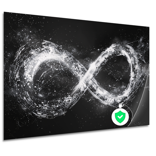 Eeuwige stroom van kosmische energie poster