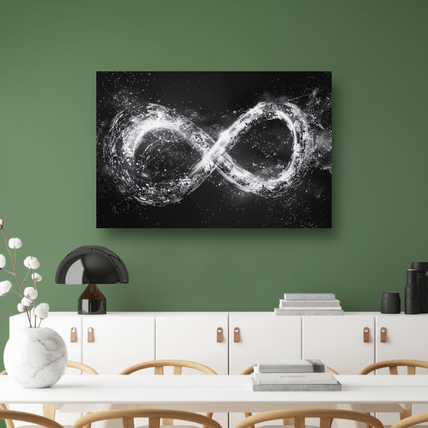Eeuwige stroom van kosmische energie poster