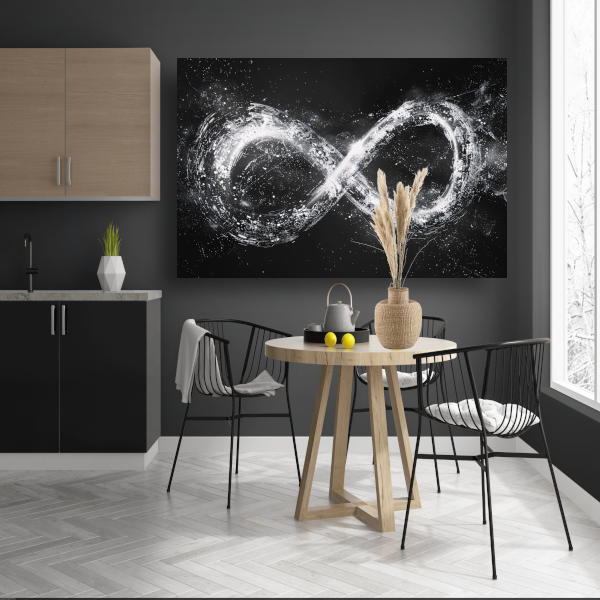 Eeuwige stroom van kosmische energie poster