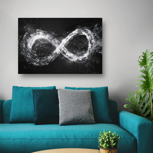 Eeuwige stroom van kosmische energie poster
