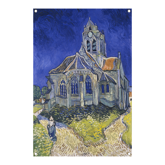 De kerk van Auvers - Vincent van Gogh tuinposter