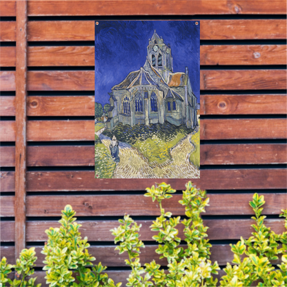 De kerk van Auvers - Vincent van Gogh tuinposter