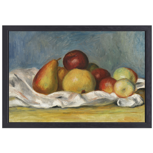 Peren en Appelen - Pierre-Auguste Renoir canvas met baklijst