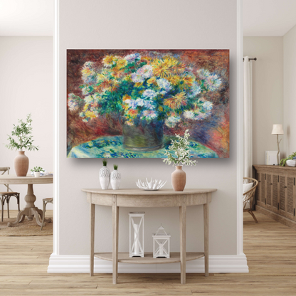 Chrysanten - Pierre-Auguste Renoir poster