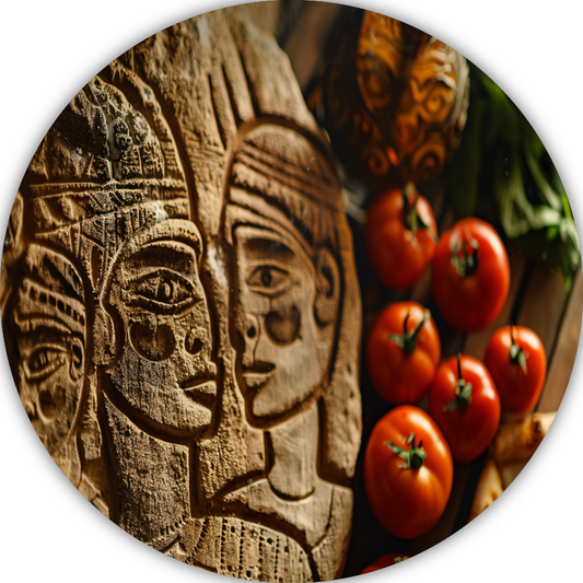 Rode Tomaten Stilleven forex muurcirkel