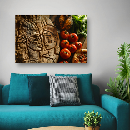 Rode Tomaten Stilleven canvas