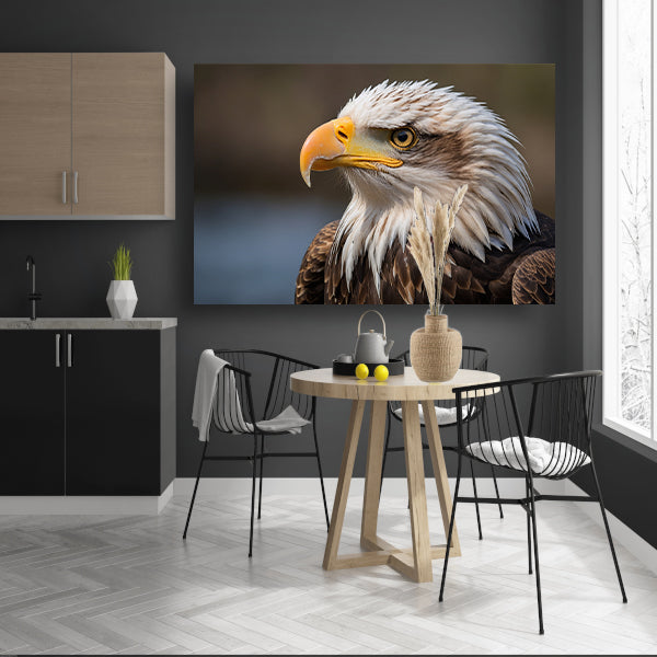 Realistisch portret van een majestueuze adelaar poster