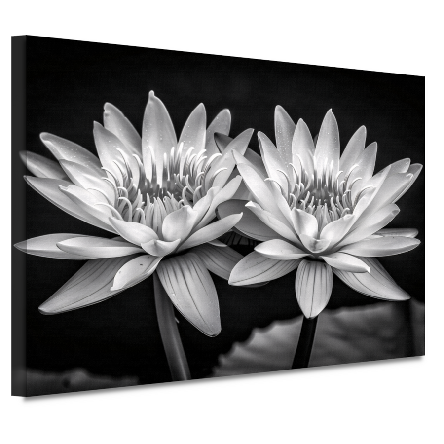 Stilleven met waterlelies canvas
