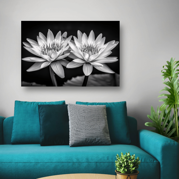 Stilleven met waterlelies poster