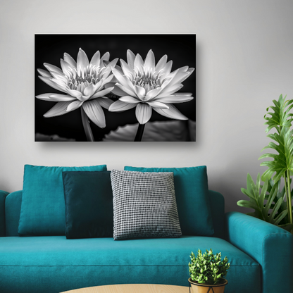 Stilleven met waterlelies poster