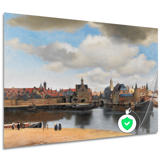 Gezicht op Delft - Johannes Vermeer poster