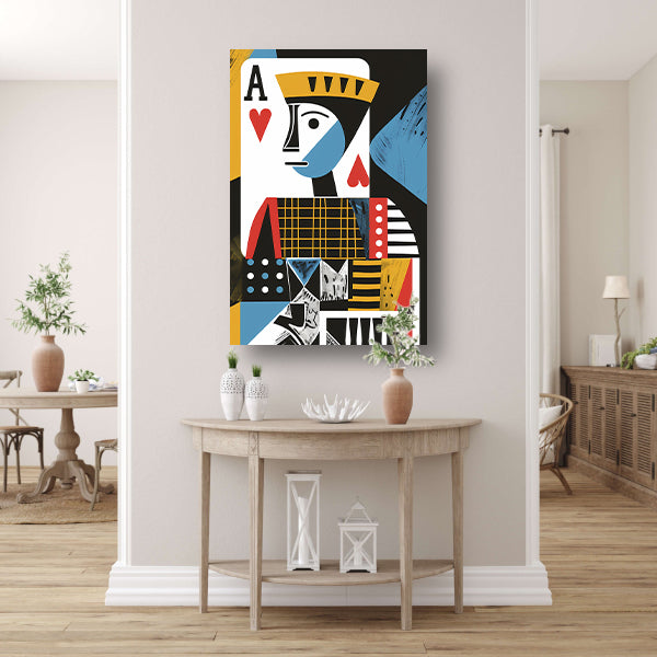 Abstracte Schoppen Aas Kunst canvas