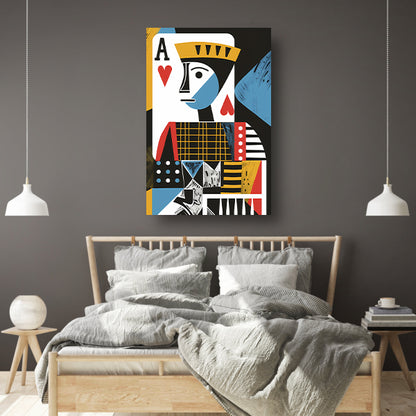 Abstracte Schoppen Aas Kunst poster
