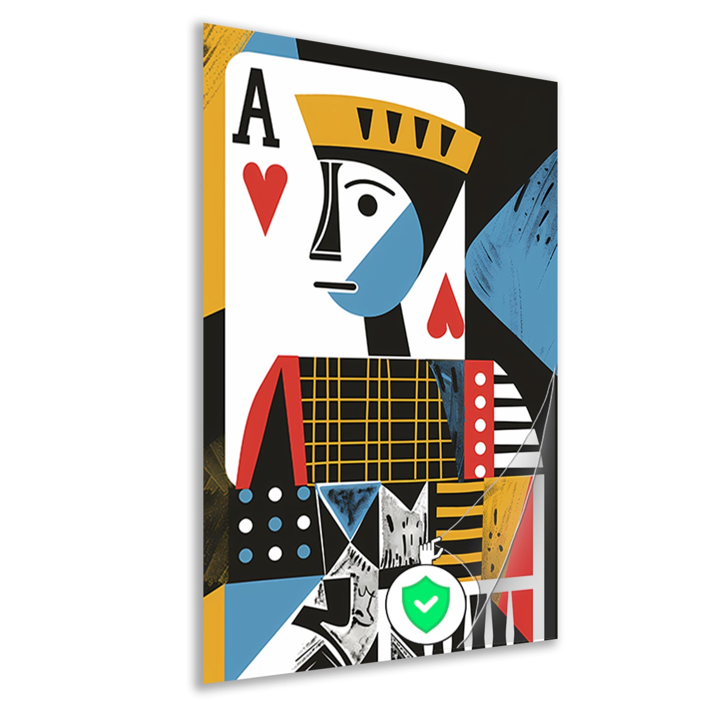 Abstracte Schoppen Aas Kunst poster