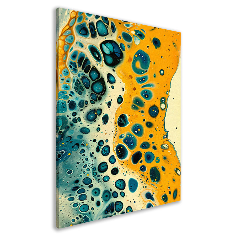 Abstracte kleurrijke patronen in moderne kunst canvas