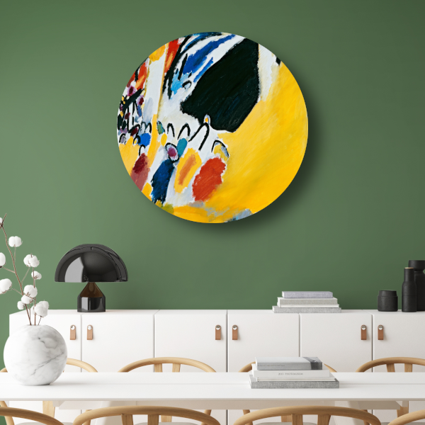 Impressie III (Concert) - Wassily Kandinsky forex muurcirkel