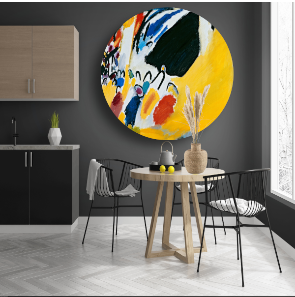 Impressie III (Concert) - Wassily Kandinsky forex muurcirkel