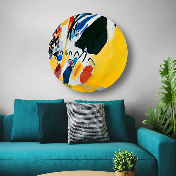 Impressie III (Concert) - Wassily Kandinsky forex muurcirkel