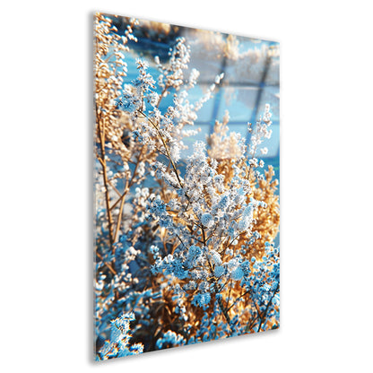 Bevroren Planten bij het Water acrylglas