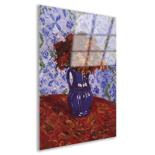 Chrysanthèmes dans un vase - Gustave Caillebotte Acrylglas