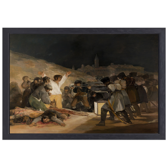 De Derde mei 1808 - Francisco Goya canvas met baklijst