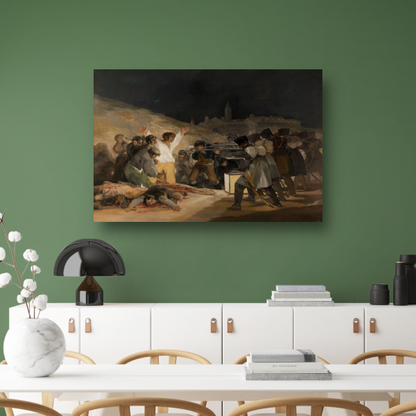 De Derde mei 1808 - Francisco Goya canvas met baklijst