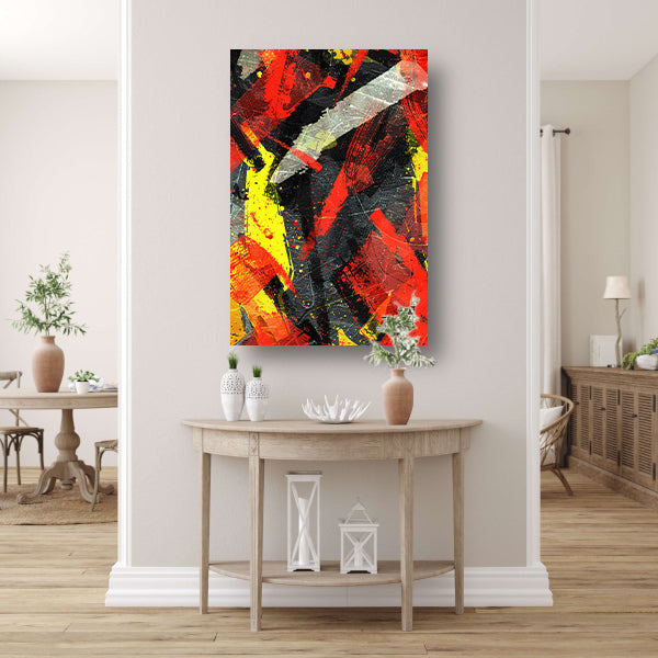 Abstract  met Levendige Kleuren poster