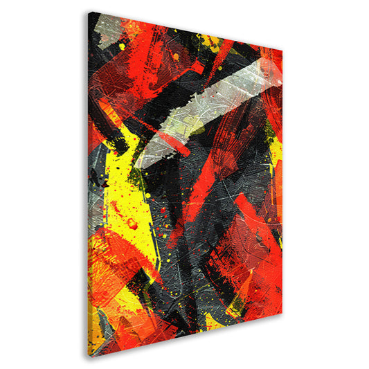 Abstract  met Levendige Kleuren canvas