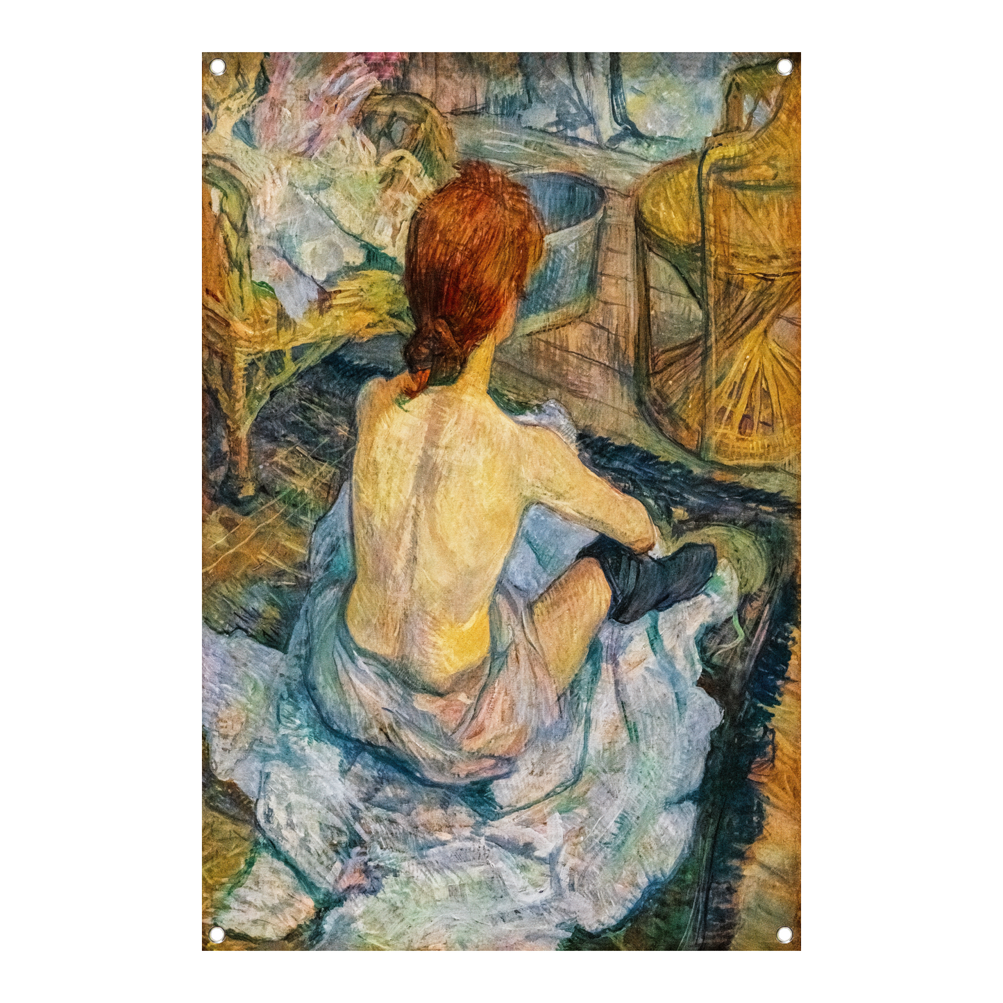 Roodharige - Henri de Toulouse-Lautrec tuinposter