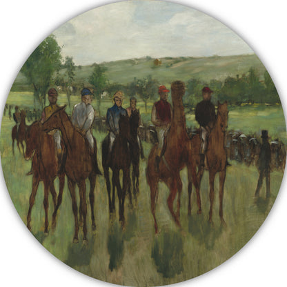 De Ruiters - Edgar Degas aluminium muurcirkel