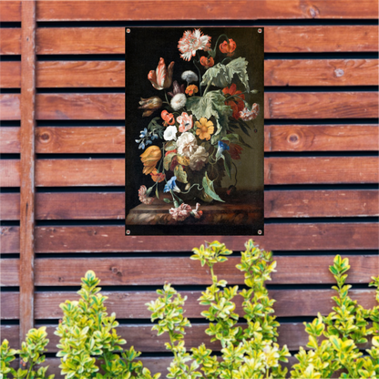 Stilleven met bloemen - Rachel Ruysch tuinposter