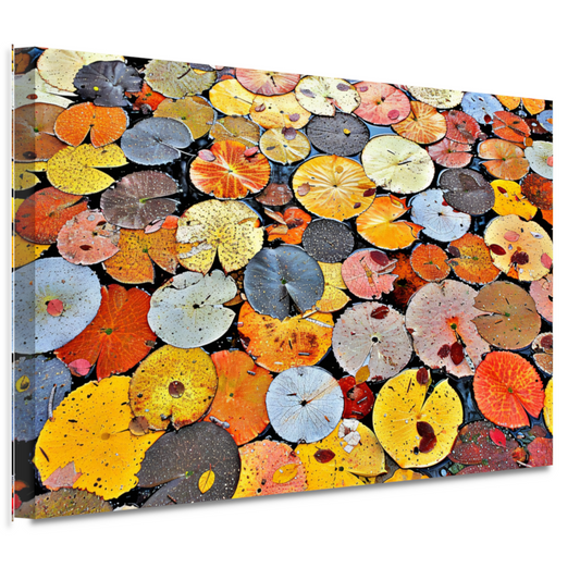 Impressionistische waterlelies canvas