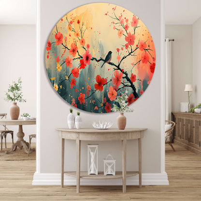 Aquarel vogel bloesemtak forex muurcirkel
