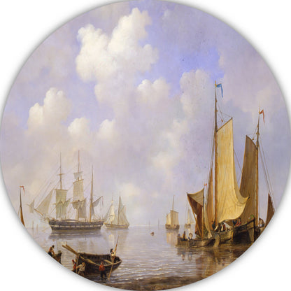 Een stil water - Frans Jacobus van den Blijk aluminium muurcirkel